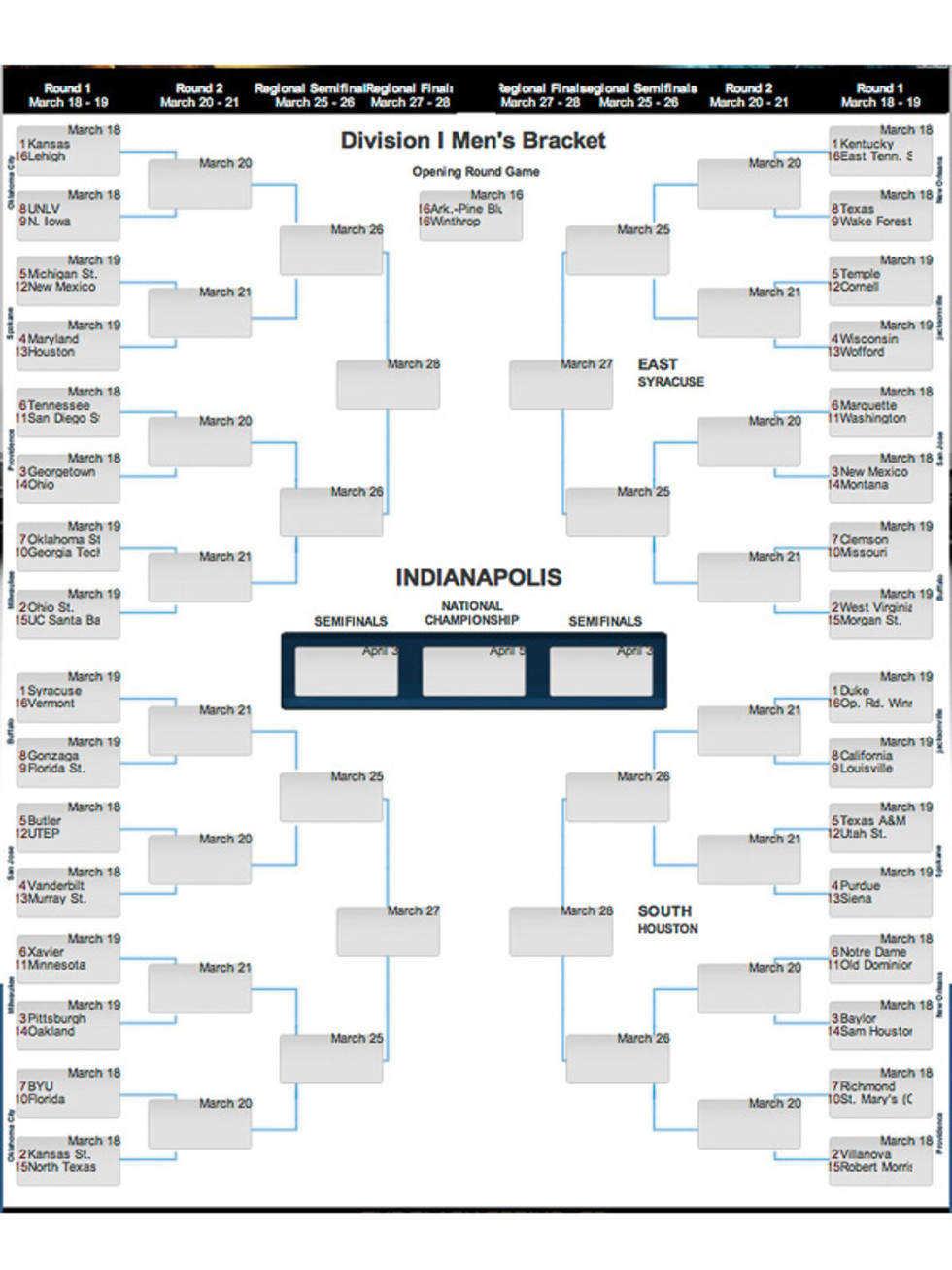 The only man in America with a perfect NCAA Tourney bracket
