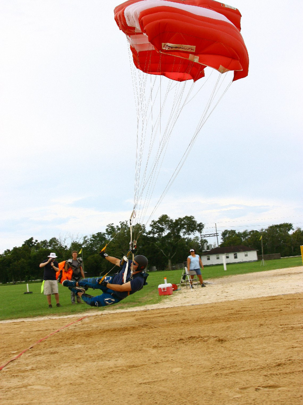 Houston skydiver dirt