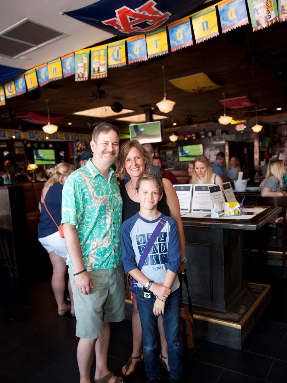 Rob, Elizabeth and William Hamilton, JDRF Brew the Cure 2018