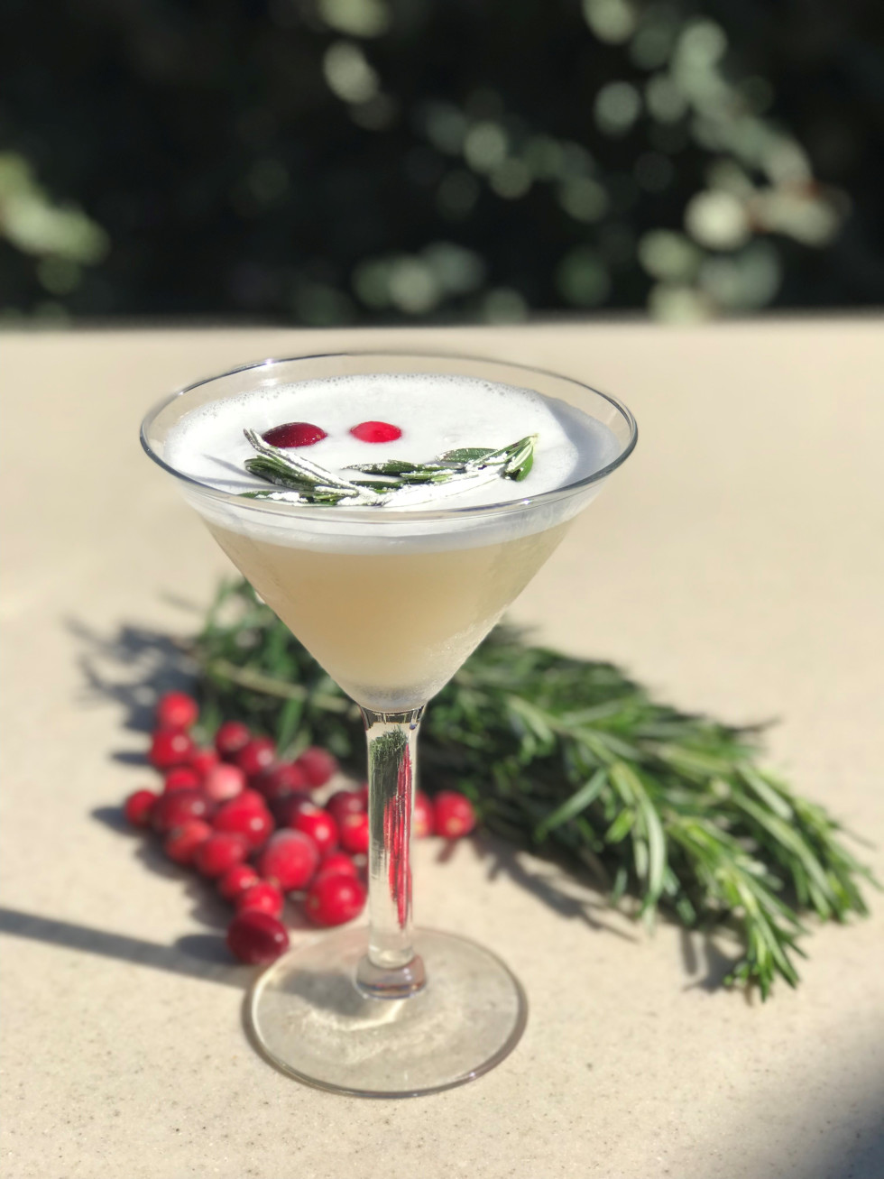Mistletoe martini cocktail, Mi Dia from Scratch