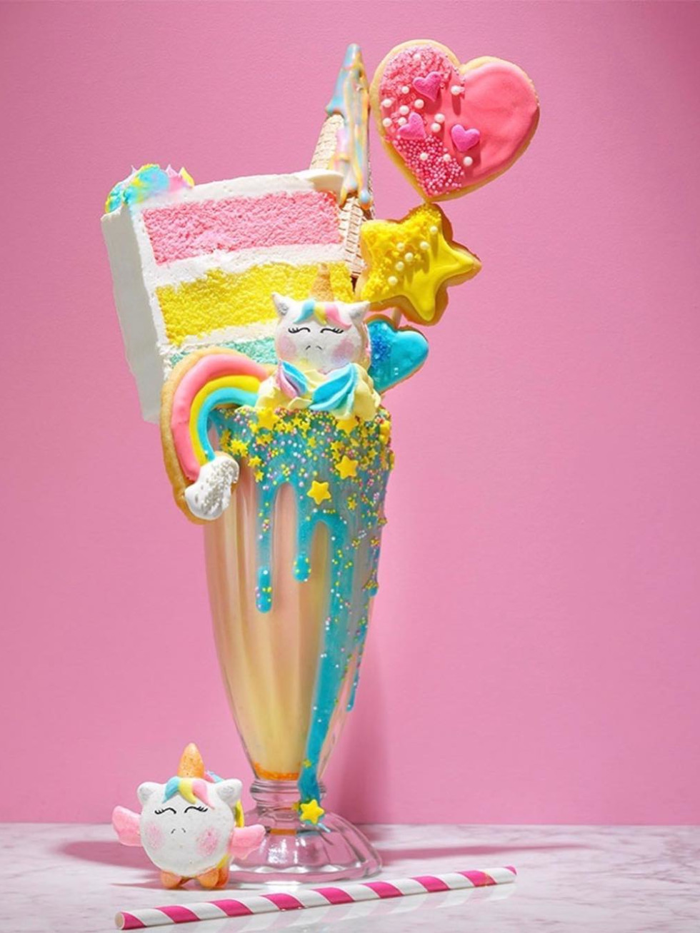 Magical Dessert bar unicorn milkshake
