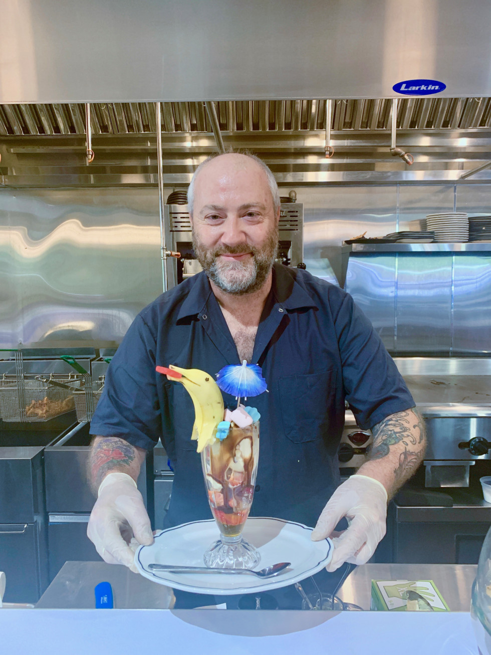 Bravery Chef Hall Atlas Diner Richard Knight sundae