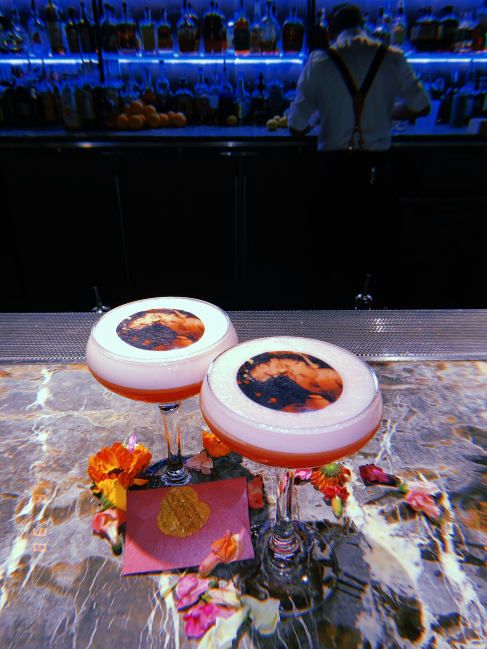 Bourbon & Banter Valentine's Day cocktail