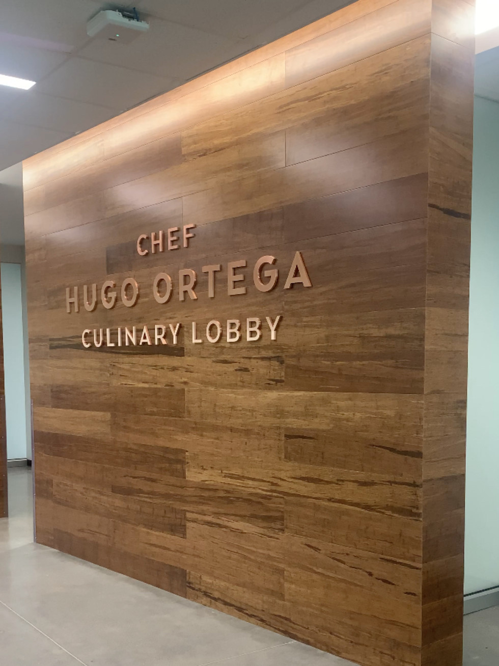 HCC culinary arts building Hugo Ortega lobby