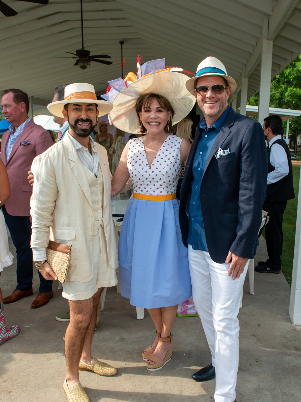 Bo's Place Kentucky Derby 2021 Houston Polo Club Fady Armanious Hallie Vanderhider Bill Baldwin
