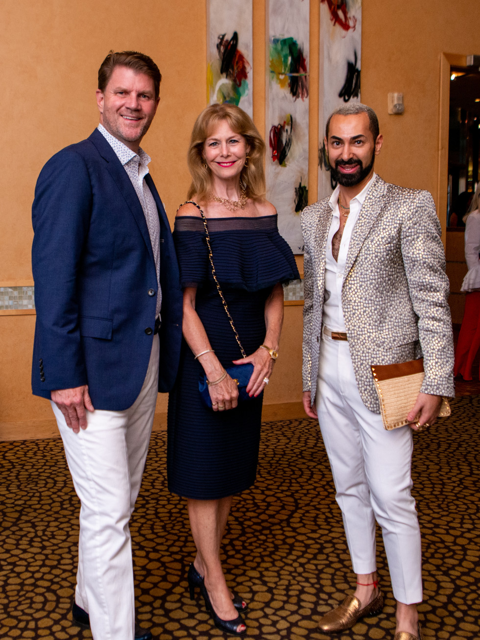 Tony's Wine Dinner The Women's Fund Bill Baldwin, Cheryl Byington, Fadi Armanious