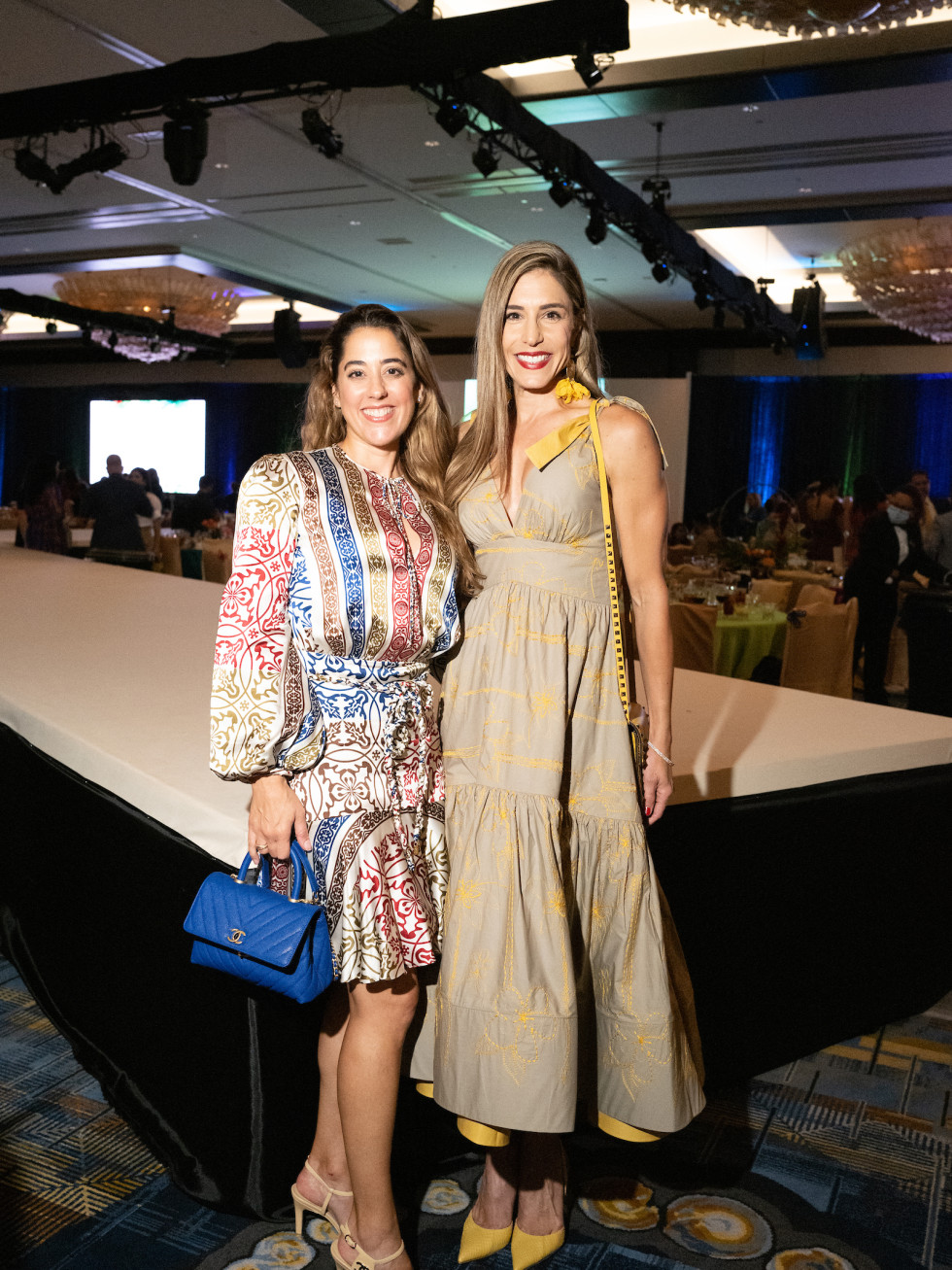 LWI Houston 2021 fashion show luncheon Kristina Somerville and Erika Toussaint