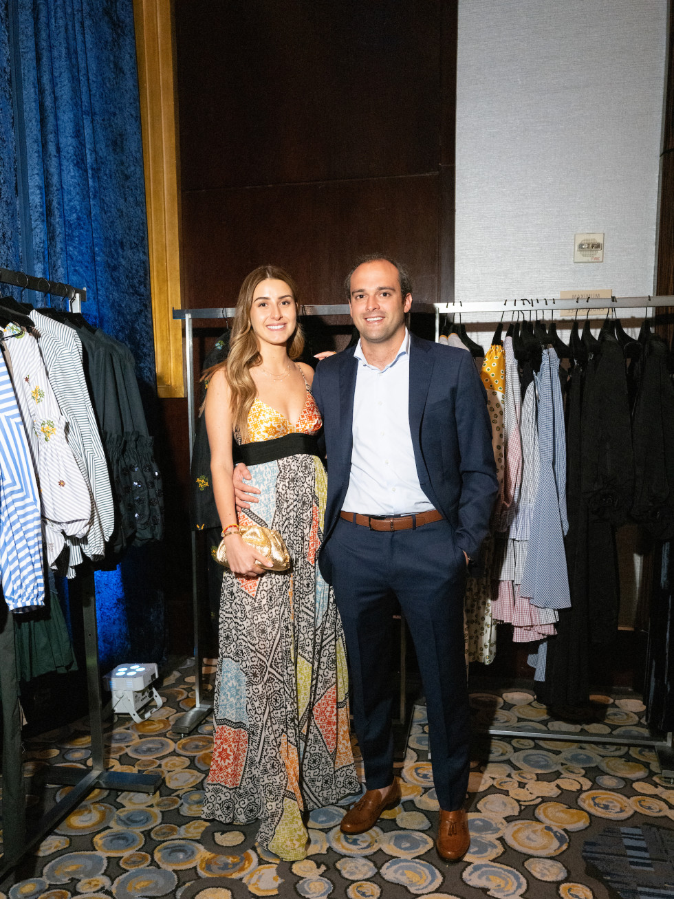 LWI Houston 2021 fashion show luncheon Mariel Salazar and Mauricio Espinosa Tcherassi