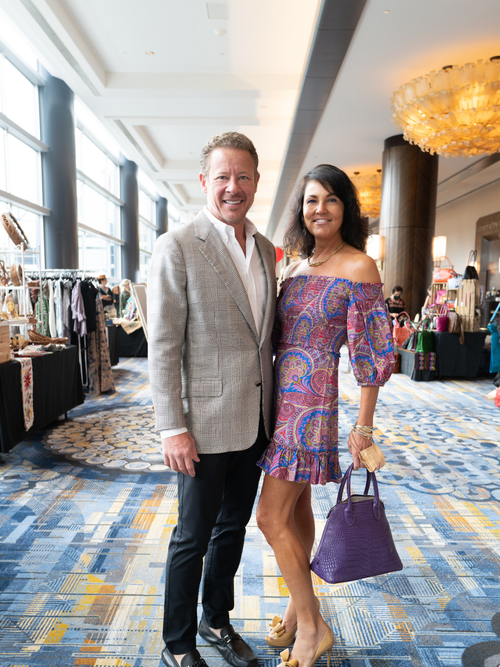 LWI Houston 2021 fashion show luncheon Todd Phillips Jessica Rossman