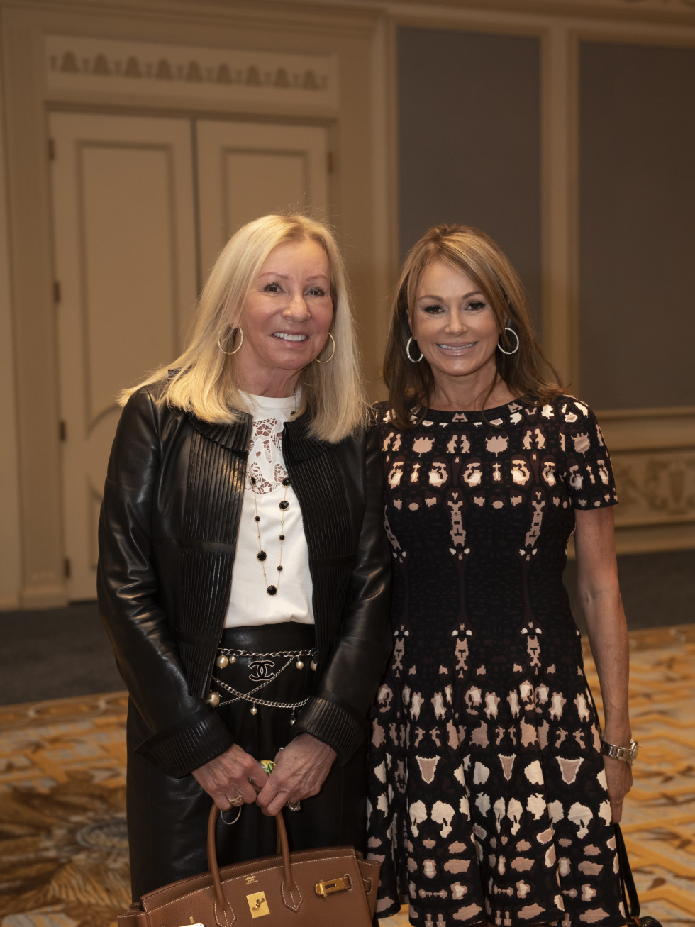 Pat McEvoy (Chick Lit Luncheon honorary chair), Claire Emanuelson (Chick Lit Luncheon chair)
