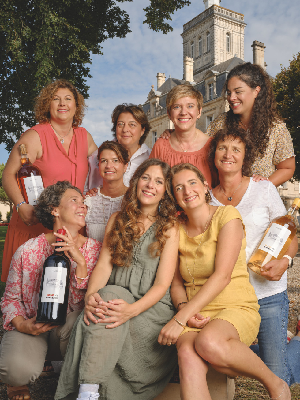 Women winemakers of Bordeaux group photo