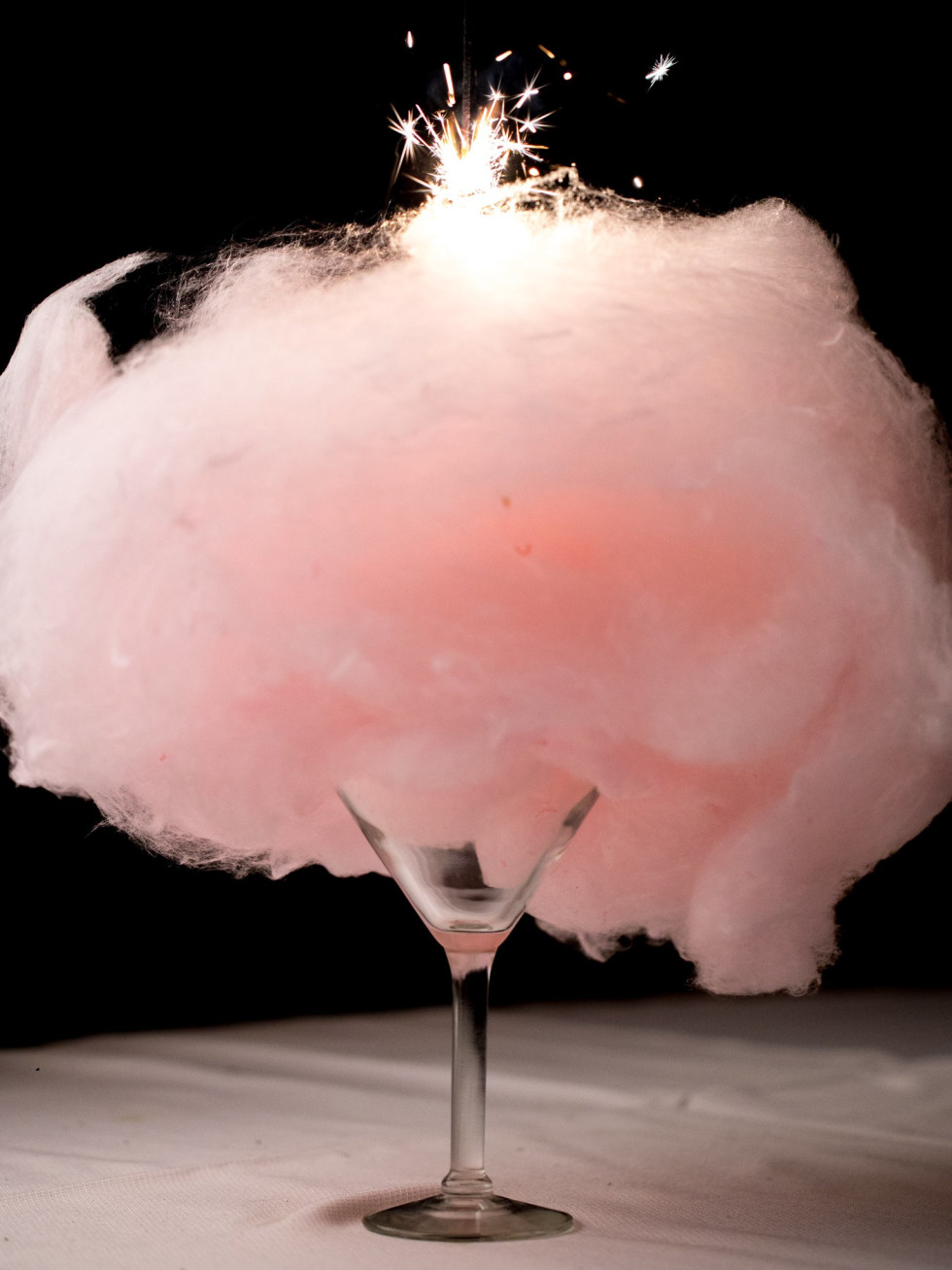 Cotton candy cocktail