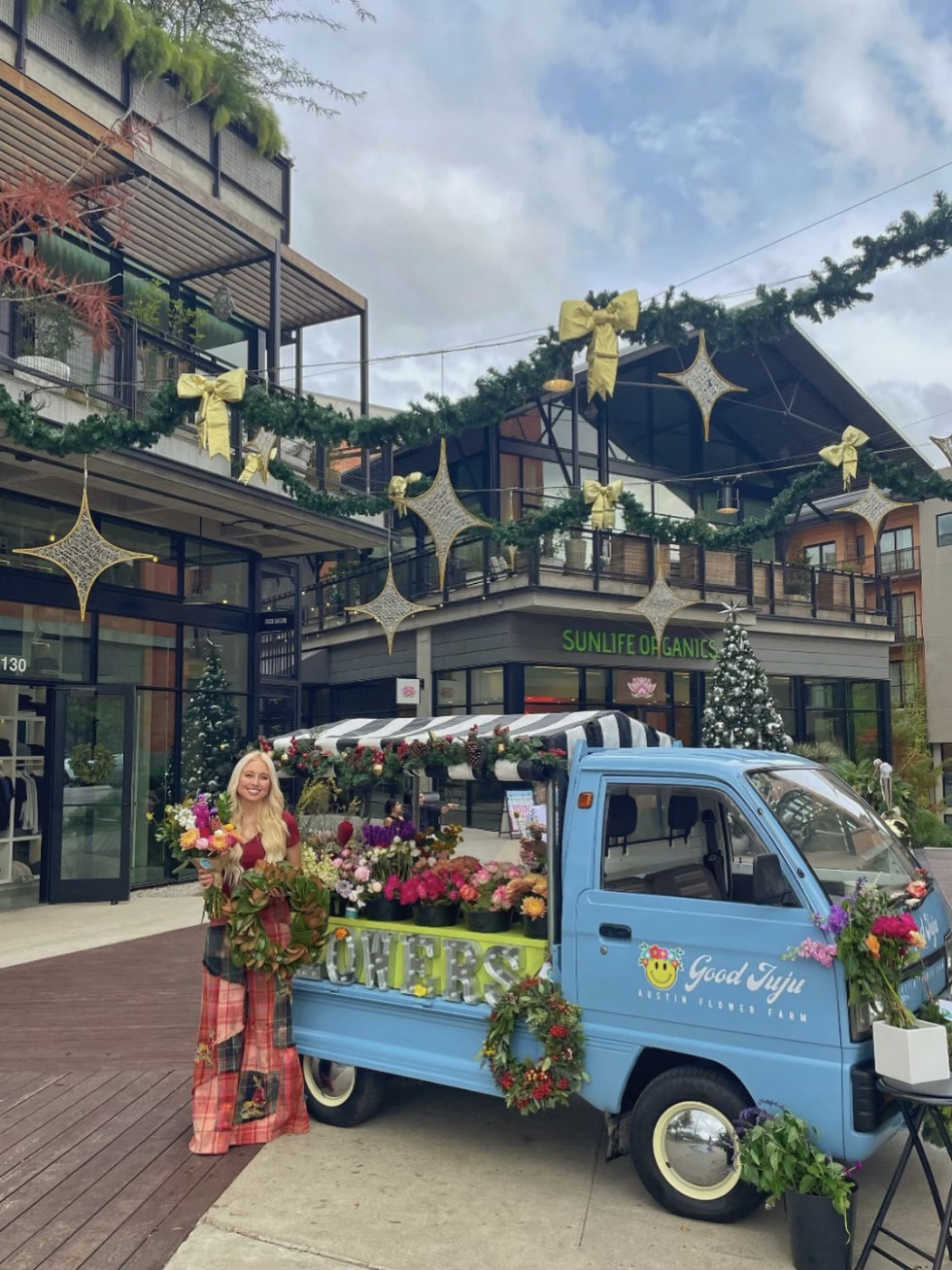 SoCo Stroll at Music Lane Good Juju Flower Truck
