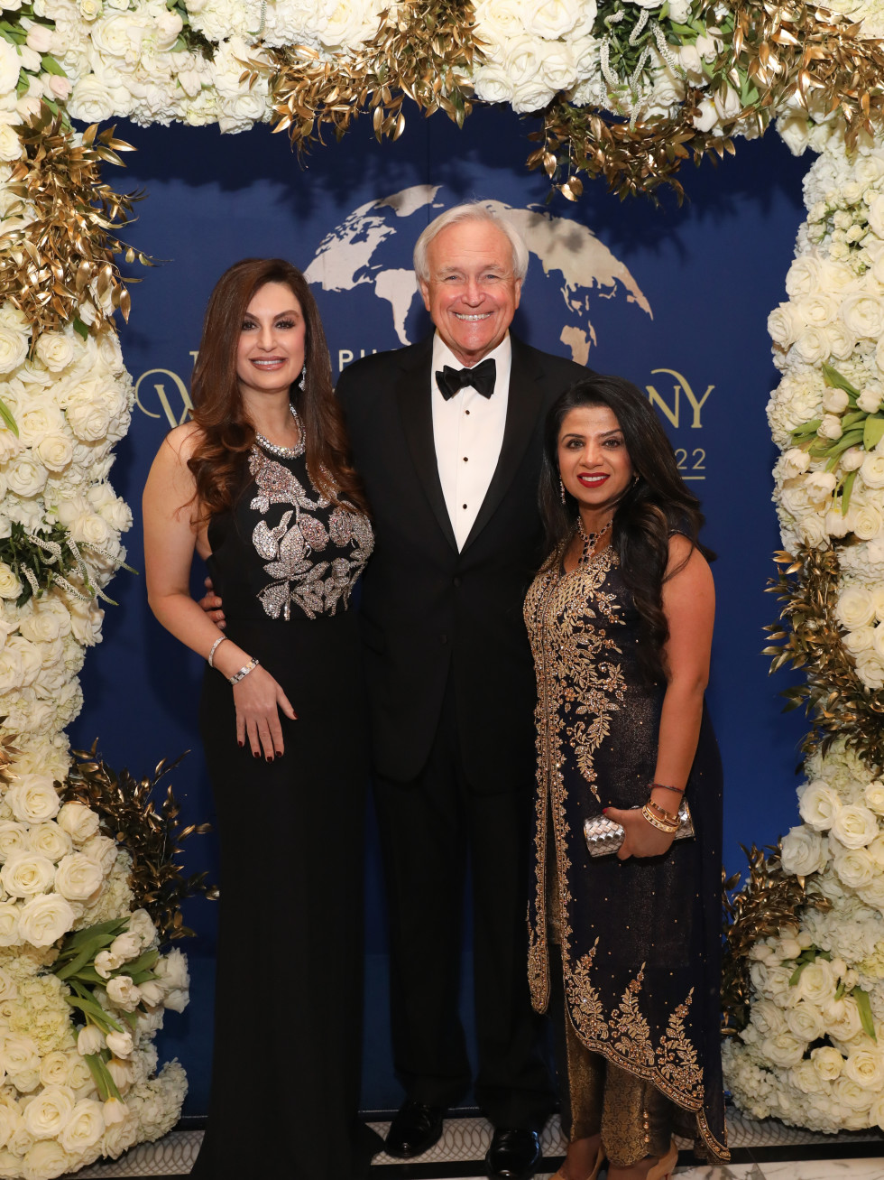 Houston Symphony Ball 2022 Brigitte Kali, Farida Abjani and Bill King