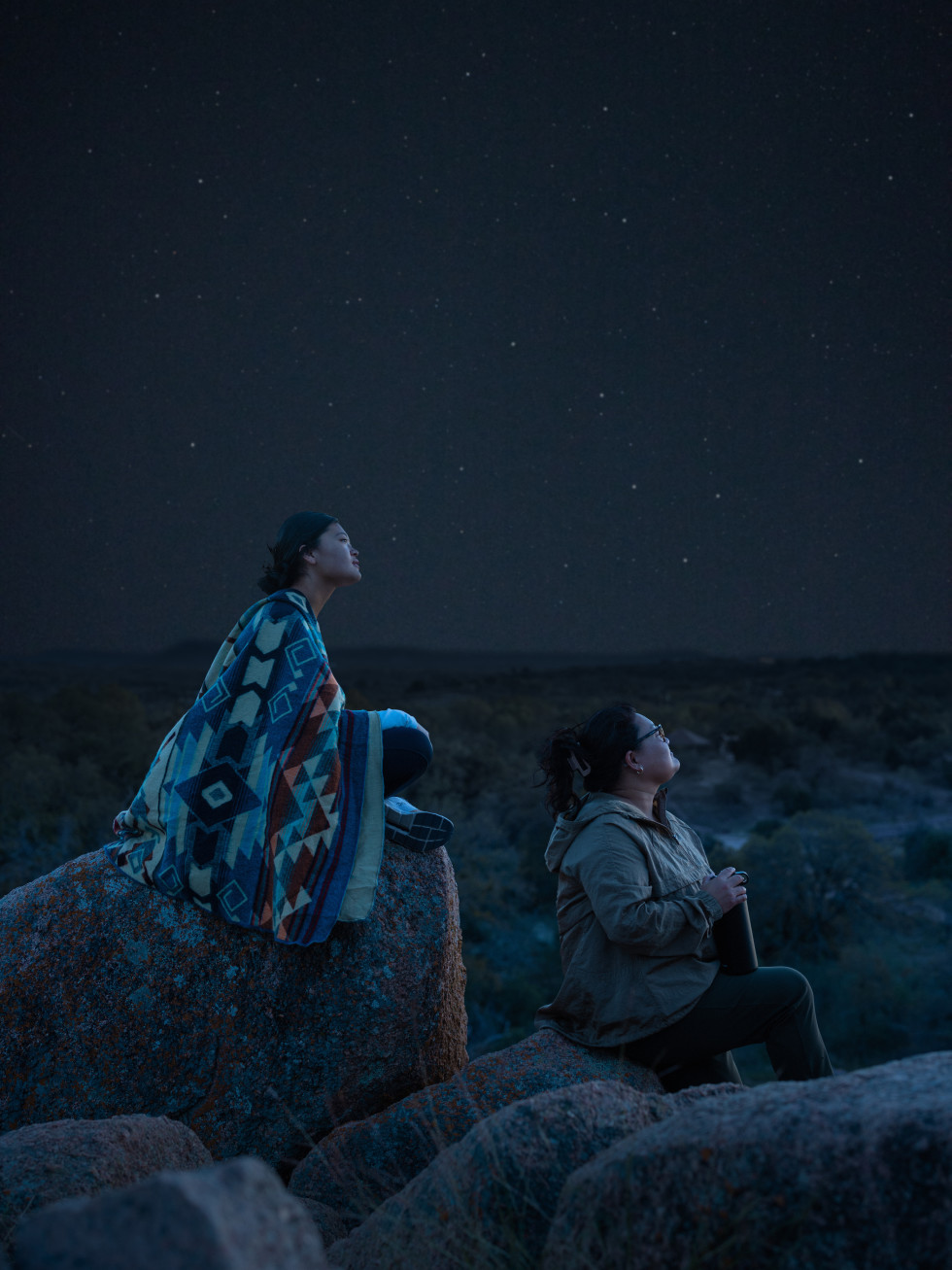 Family at Enchanted Rock in Fredericksburg