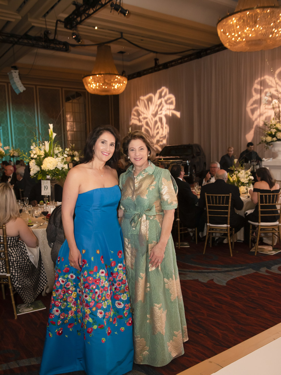 Junior League of Dallas Centennial Milestones Luncheon Co-chairs Isabell Novakov Higginbotham and Lydia Novakov