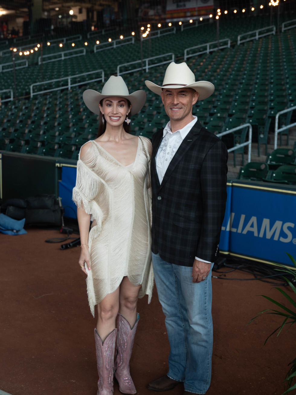 Cattle Baron's Ball 2022 April Marie Salazar Dr. Jorge Salazar