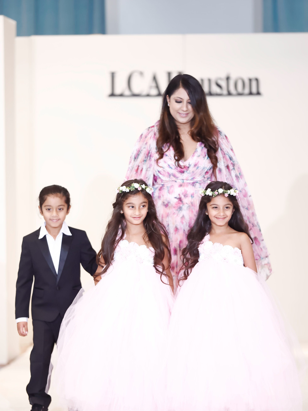 LCA Houston Mother's Day Soiree 2022 Kanchan Singh with her children