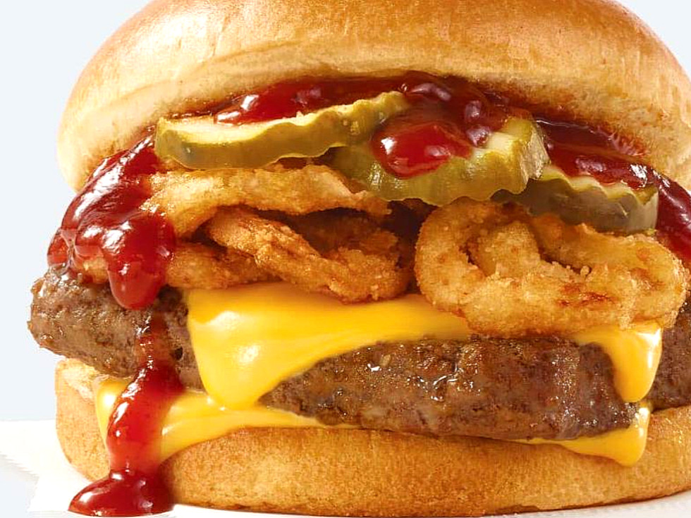 Wendy's Cheddar Lovers Bacon Cheeseburger