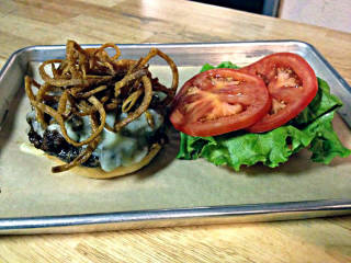 Big Tex burger at Goodfriend Beer Garden and Burger House in Dallas