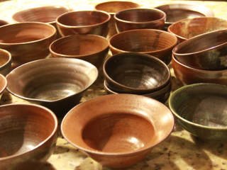 Empty Bowls Houston May 2013 Naoka Teruya Bowls1