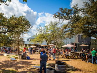 Jester King Brewery Hill Country outdoor patio seating