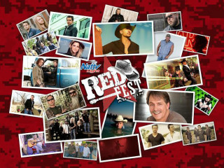 collage of performers for RedFest 2014 at Cota