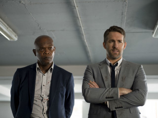 Samuel L. Jackson and Ryan Reynolds in The Hitman's Bodyguard