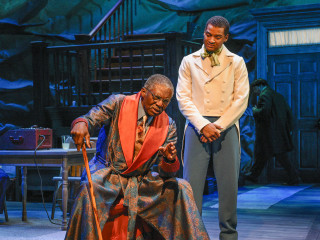 Charlie Robinson and Ace Anderson in The Trials of Sam Houston