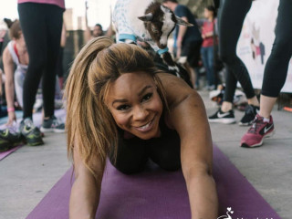 Goat Yoga for charity