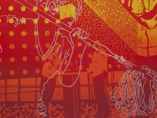 "Viscosity" Print Austin 2019 opening reception