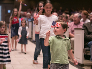 Stars and Stripes at St. Andrew