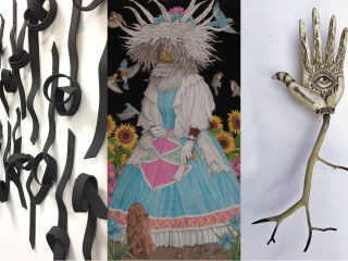 Heather Gorham, Win Wallace and Marla Ziegler Artists Reception
