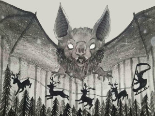 Arlene Delagarza's Creepy Christmas Art Exhibition