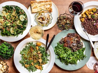 Penny Quarter tablescape