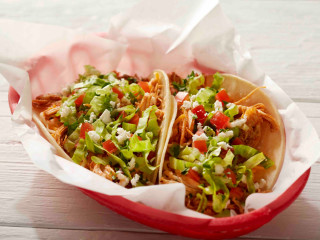 Baja Shredded Chicken Tacos
