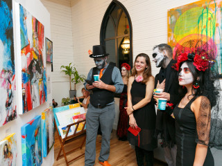 A Dia De Los Muertos Inspired Exhibit