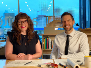 Sarah Johnson and Matt Fajkus