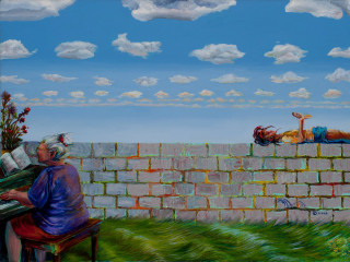 "Me and Mom" opening reception