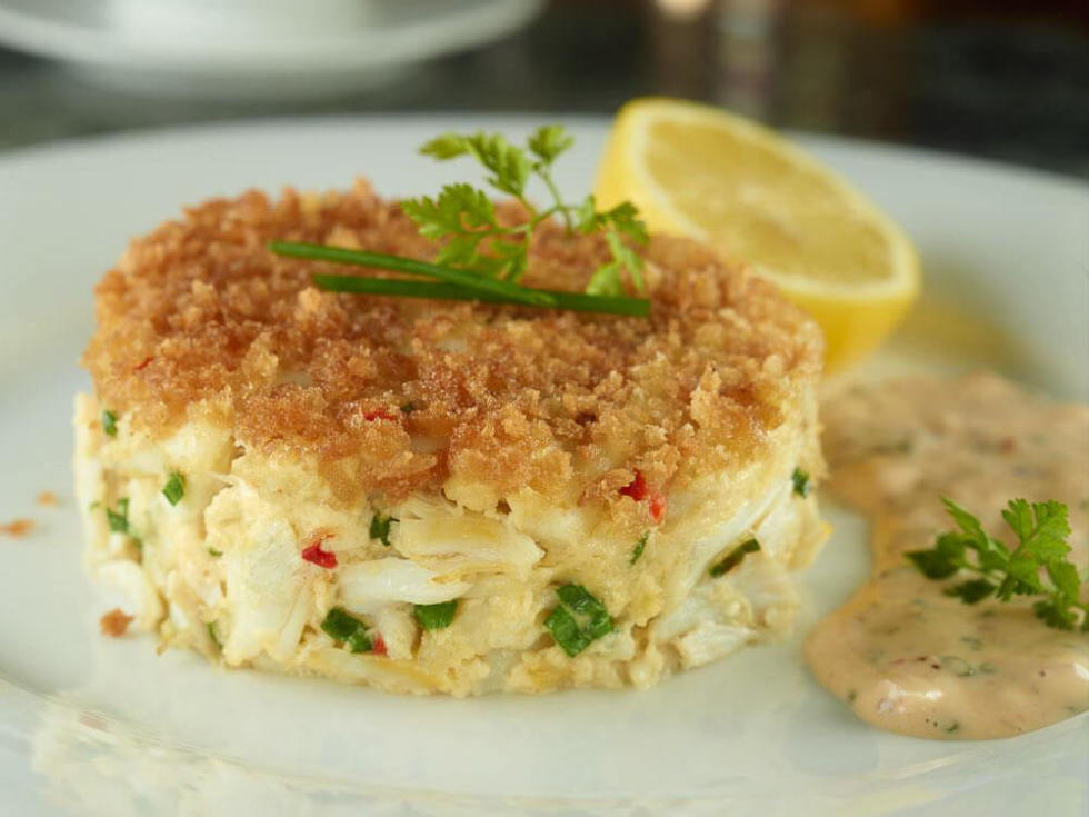 Eddie V's Prime Seafood, crab cake, seafood, January 2013