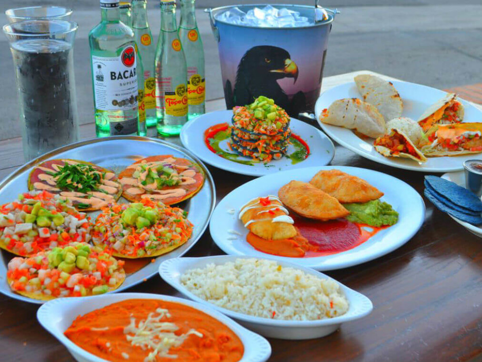 Costa Pacifica restaurant San Antonio seafood spread