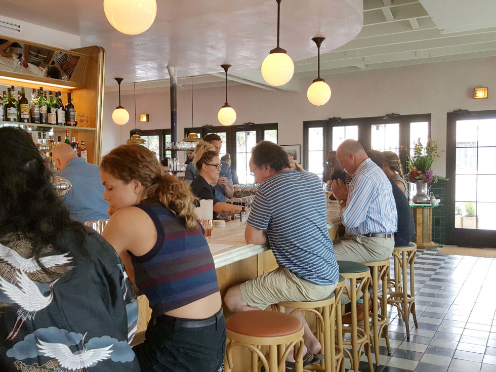 June's All Day restaurant Austin South Congress interior