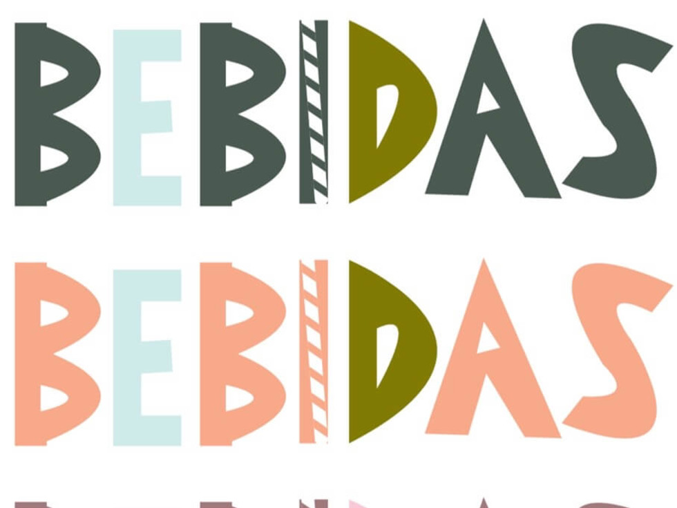 Bebidas juice bar logo