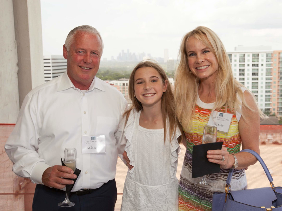 Wilshire Topping Out, July 2016, Mike Seder, Maddie Seder, Ally Seder
