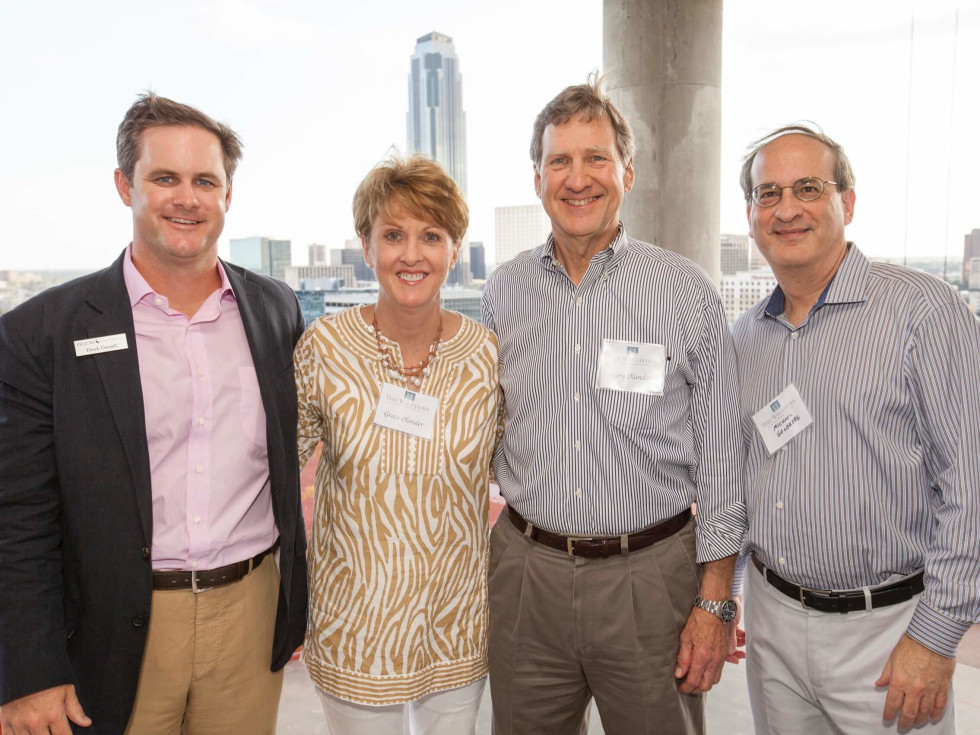 Wilshire Topping Out, July 2016, Derek Darnell, Grace Olander, Gary Olander, Michael Goldberg
