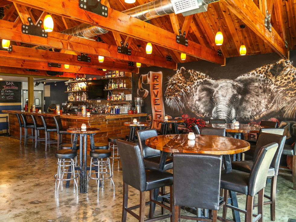 Revelry Kitchen + Bar interior art Jorge Palomarez