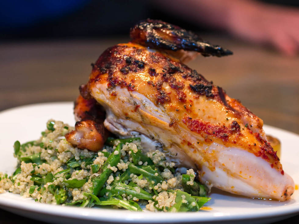 Chicken at Stock & Barrel restaurant in Dallas
