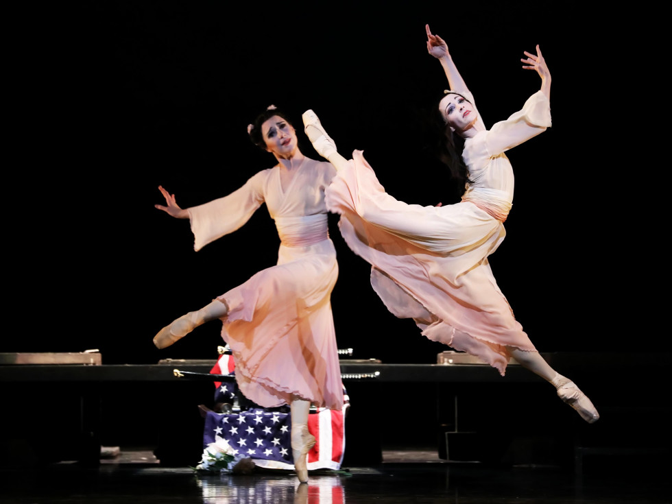 Houston Ballet, Madame Butterfly, Sept. 2016, Sara Webb and Jessica Collado