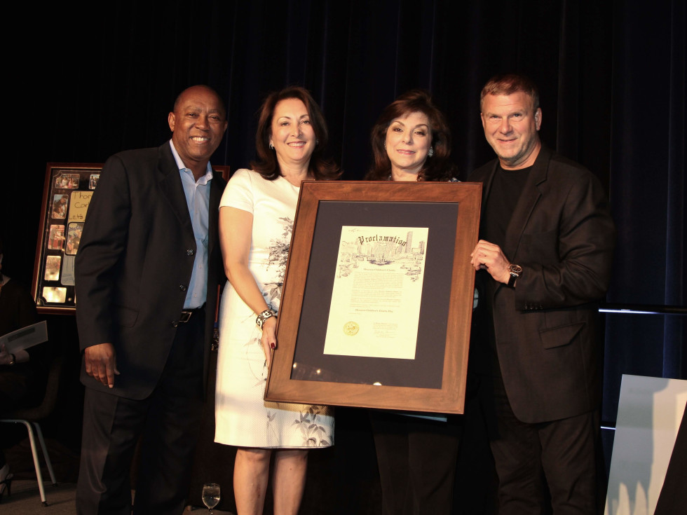 Houston Children's Charity 20th anniversary, 9/16 Mayor Sylvester Turner, Penny Loyd, Laura Ward, Tilman Fertitta
