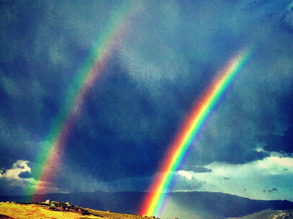Rainbows sooth the soul